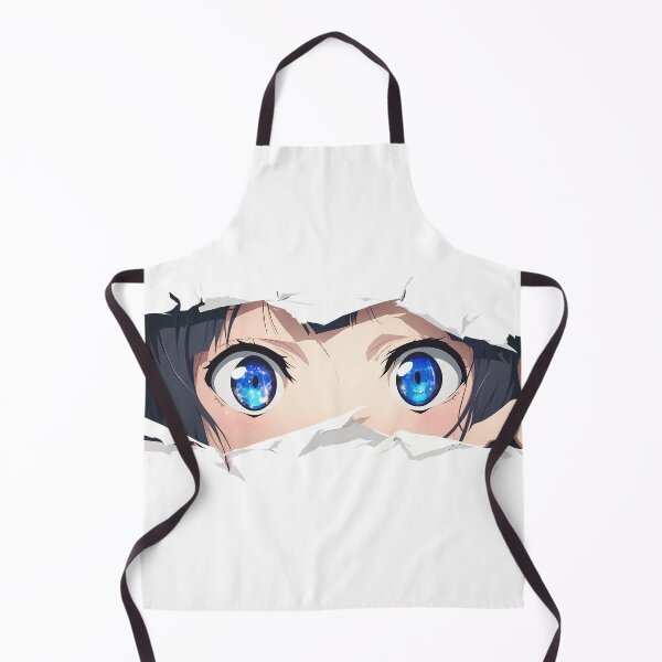 Item preview, Hestia Danmachi Big Blue Eyes Torn Paper Peek Close Up designed and sold by PMartistStudio.