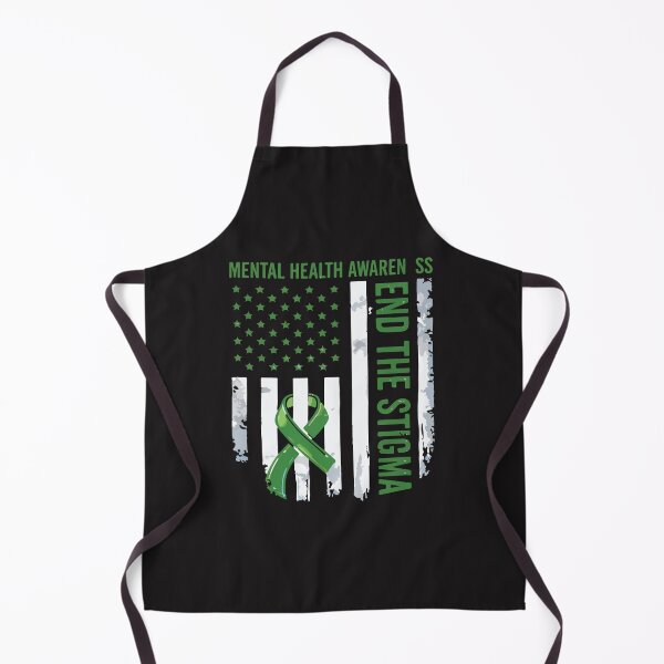 Item preview, End The Stigma Mental Health Awareness USA Flag Support Gift designed and sold by kiralynstration.