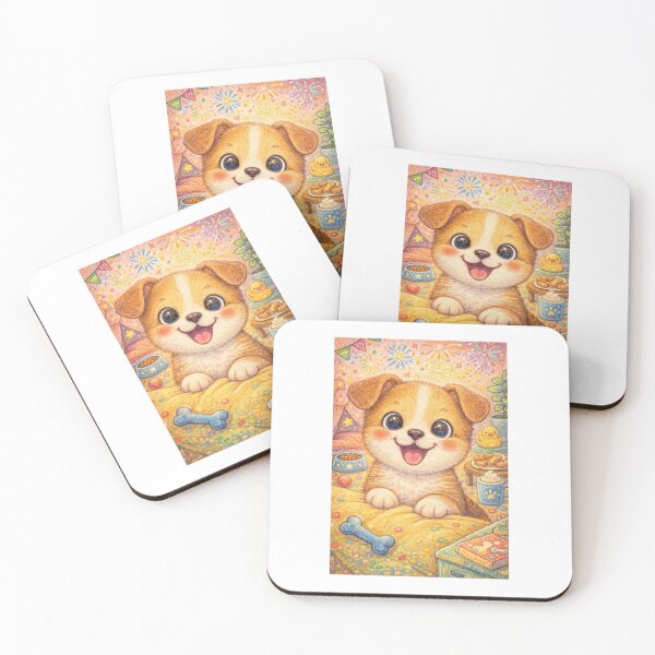 Item preview, Puppy with his toys designed and sold by sanjana-patel.