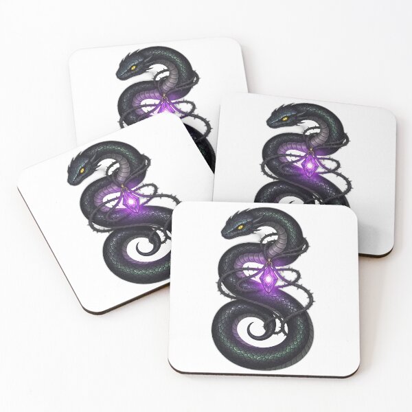 Item preview, Black Serpent Amethyst Pendant Thorn Ribbon designed and sold by IllumeInk.