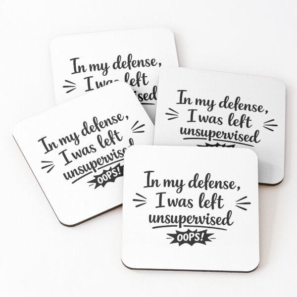 Item preview, In My Defense Funny Quote designed and sold by MarselArt.