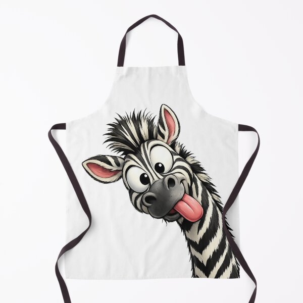 Item preview, Funny Silly Zebra - Cute Tongue Out Cartoon Art designed and sold by myforestfog.