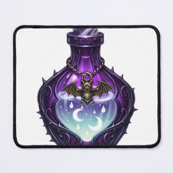 Item preview, Potion Bottle Bat Charm Moon Droplets designed and sold by IllumeInk.