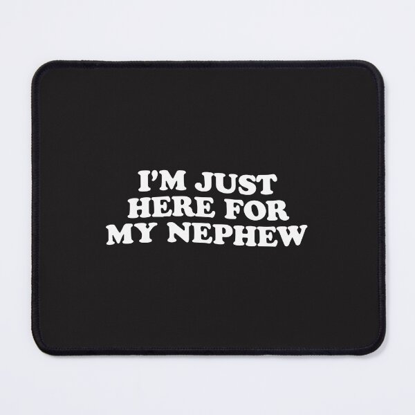 Item preview, Im Just Here For My Nephew Funny Aunt Uncle Retro Gift designed and sold by kiralynstration.