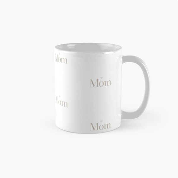 Item preview, Beige Minimalist Mom Typography Elegant Heart Aesthetic Mother Light designed and sold by VISO-art.
