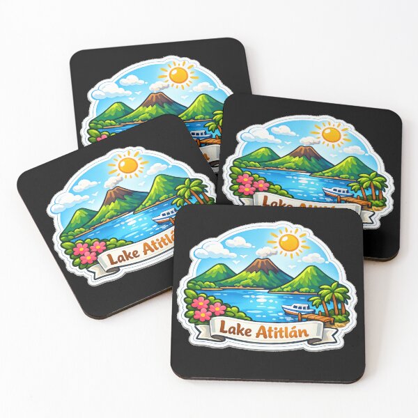 Item preview, Lake Atitlan - Central America travel art designed and sold by DamioPolArt.