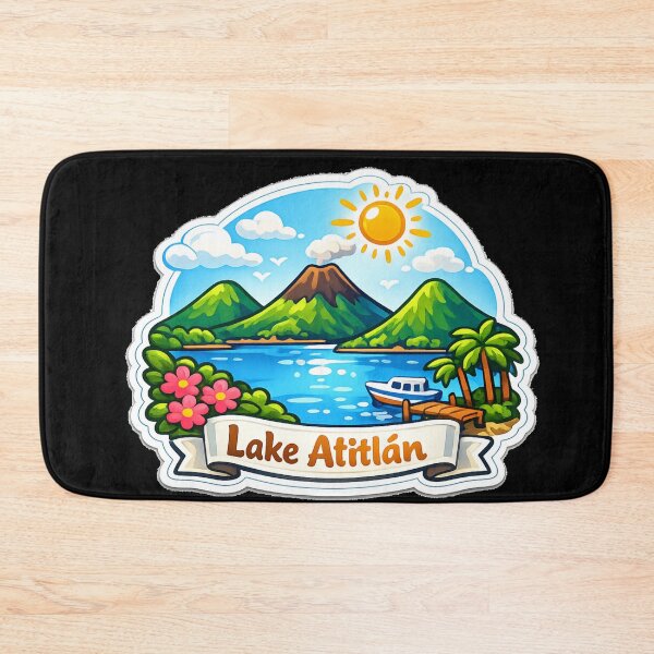 Item preview, Lake Atitlan - Central America travel art designed and sold by DamioPolArt.