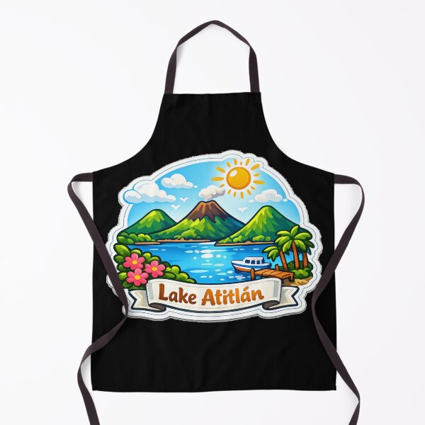 Item preview, Lake Atitlan - Central America travel art designed and sold by DamioPolArt.
