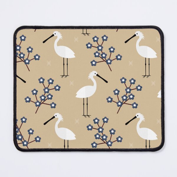 Item preview, Spoonbills on brown designed and sold by reneesillus.