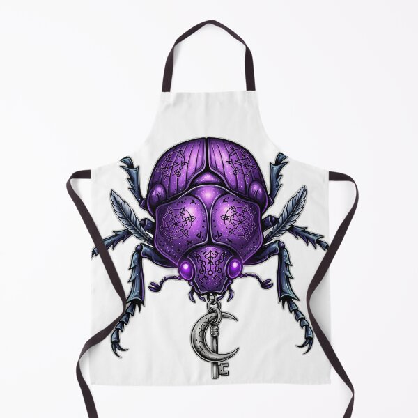 Item preview, Occult Beetle Moon Key Violet Shell Speckles designed and sold by IllumeInk.