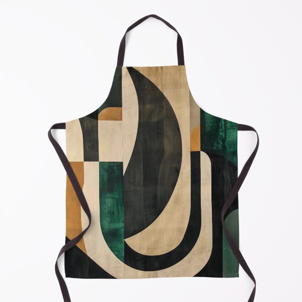 Item preview, Abstract emerald green geometric design modern minimalist luxury designed and sold by CosmicGlyph.