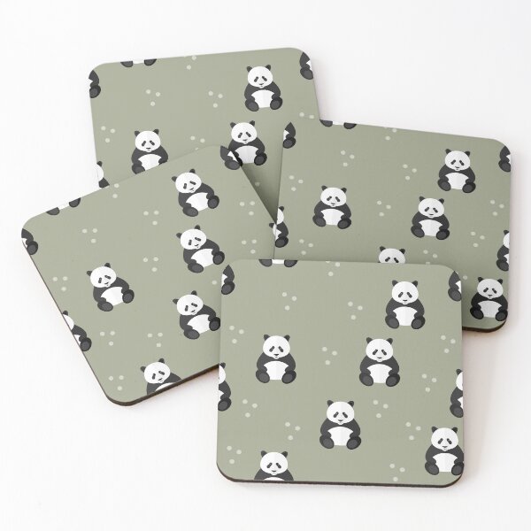 Item preview, Pandas on green designed and sold by reneesillus.