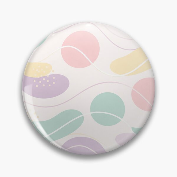 Item preview, Pastel Abstract Seamless Pattern Waves and Circles designed and sold by GoDesign1.