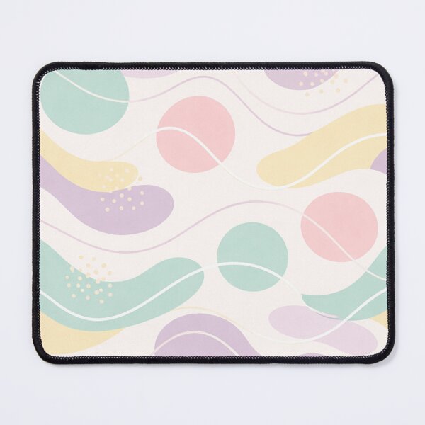 Item preview, Pastel Abstract Seamless Pattern Waves and Circles designed and sold by GoDesign1.