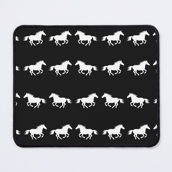 Item preview, Wild Horses Pattern Black and White Minimalist Design designed and sold by lunadesignsmoon.