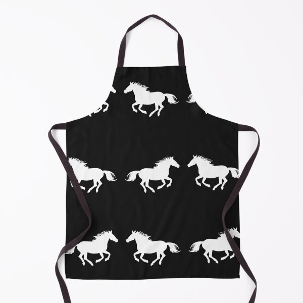 Item preview, Wild Horses Pattern Black and White Minimalist Design designed and sold by lunadesignsmoon.