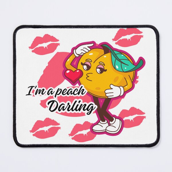 Item preview, I'm a Peach Darling Cute Kawaii Peach Design designed and sold by The-Melon-Cart.