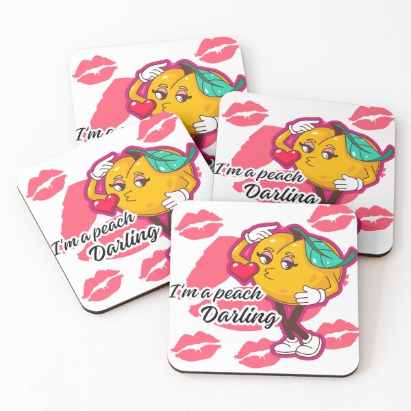 Item preview, I'm a Peach Darling Cute Kawaii Peach Design designed and sold by The-Melon-Cart.