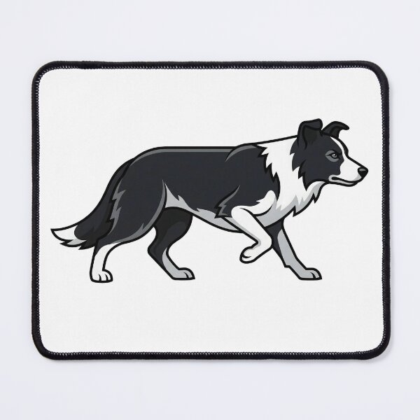 Item preview, Minimalist Border Collie Vector Art designed and sold by DigitalGremlin.