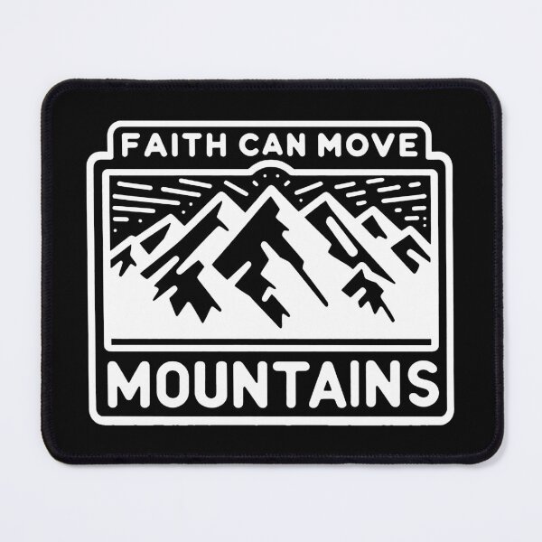 Item preview, Matthew 17:20 Faith Can Move Mountains designed and sold by plushism.