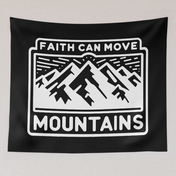 Item preview, Matthew 17:20 Faith Can Move Mountains designed and sold by plushism.