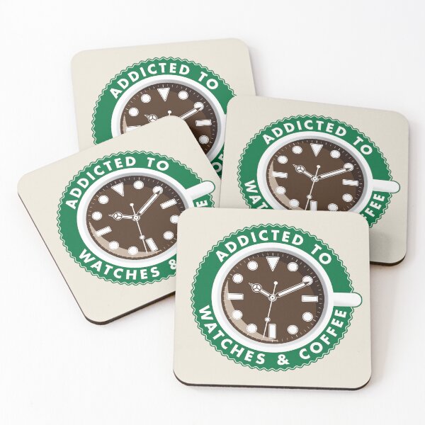 Item preview, Addicted to Watches and Coffee designed and sold by HSDESIGNS  SHOP.
