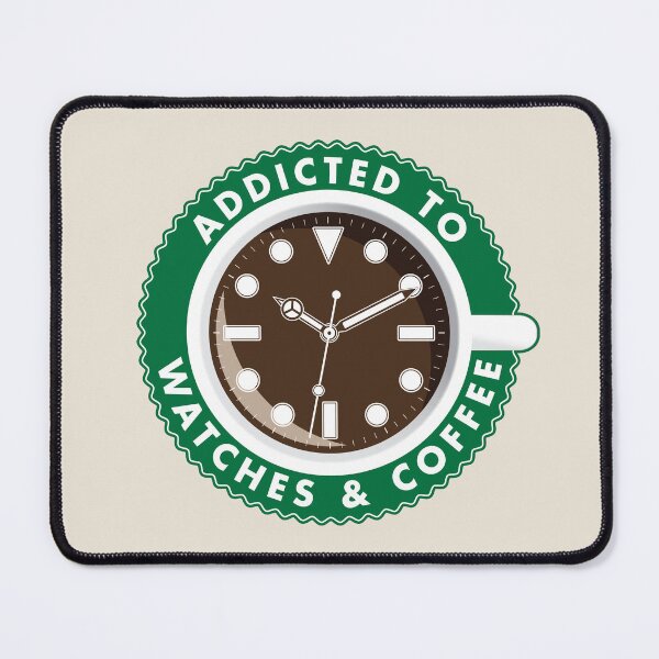 Item preview, Addicted to Watches and Coffee designed and sold by HSDESIGNS  SHOP.