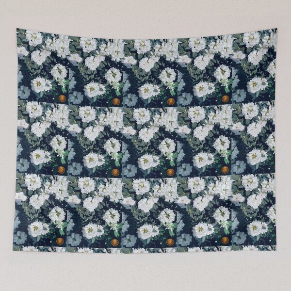 Item preview, Light play in the rhododendron - A touch of lilac magic in white designed and sold by FridaForest.
