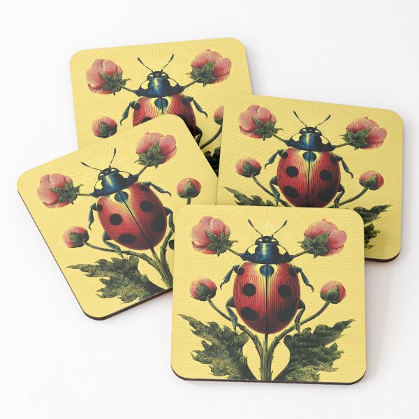 Item preview, Ladybug on Floral Arrangement designed and sold by lautir.