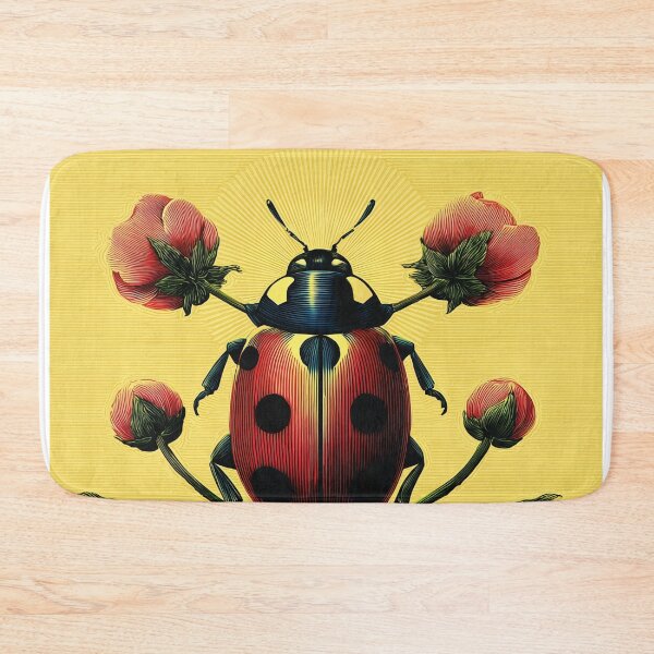 Item preview, Ladybug on Floral Arrangement designed and sold by lautir.