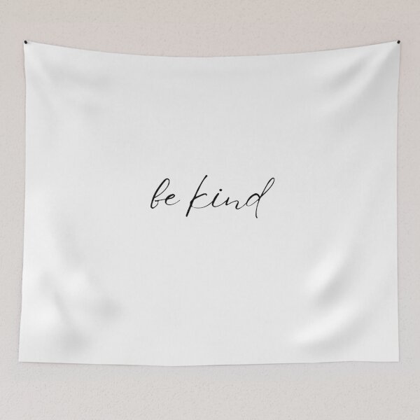 Item preview, Be Kind Minimal Typography Aesthetic Script Design designed and sold by onubi.