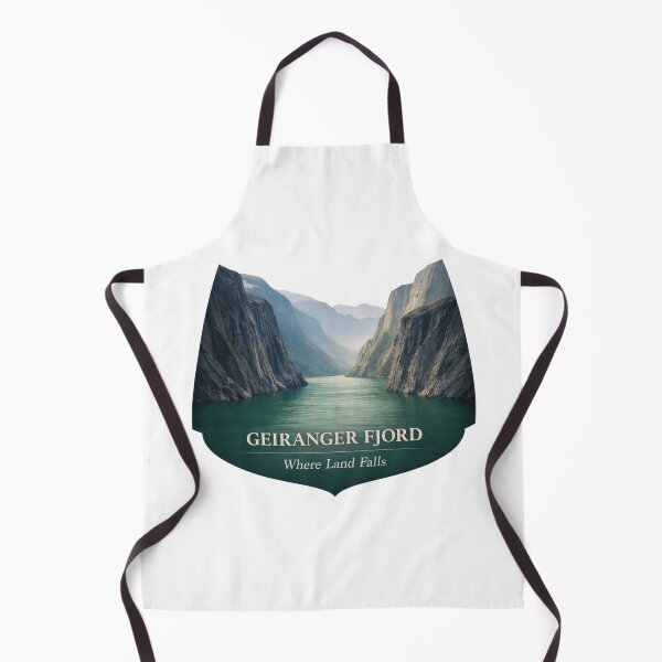 Item preview, Geiranger Fjord Where Mountains Lean In designed and sold by EdvvinStudios.