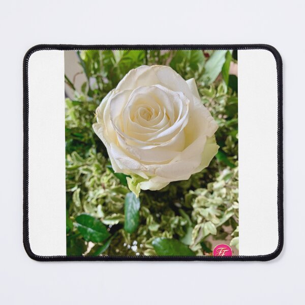 Item preview, Silence of Innocence - White Rose embedded in the light of the heart designed and sold by FridaForest.