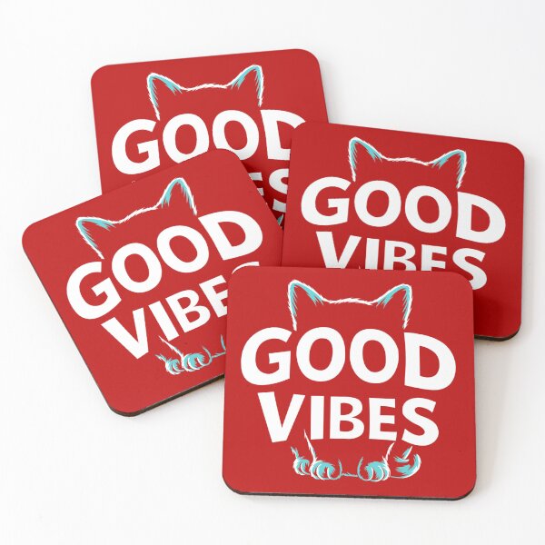 Item preview, The cat with good vibes, simple and basic, but very effective designed and sold by Good-Vibes-Off.