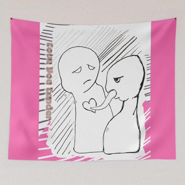 Item preview, Love You Tender (Original Ink Drawing by ACCI) designed and sold by VanyssaGraphics.