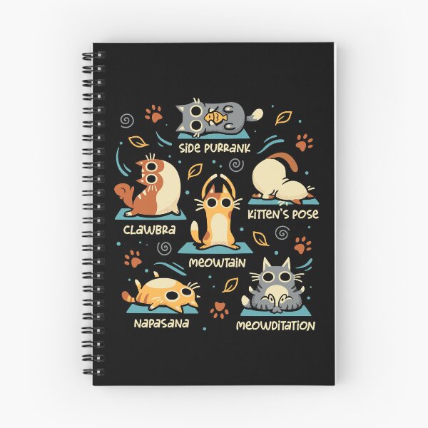Item preview, Cat Yoga Poses - Funny Zen Kittens designed and sold by Snouleaf.