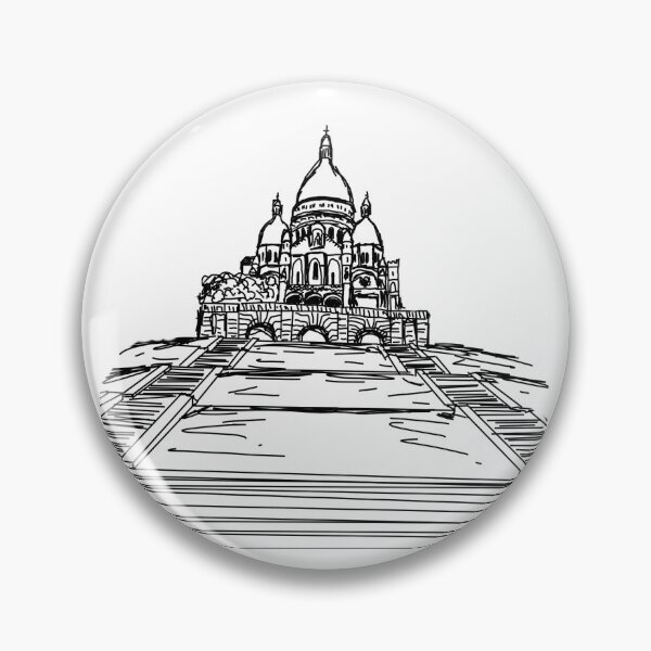 Item preview, Sacré-Cœur Basilica designed and sold by Fairy Bread Princess.