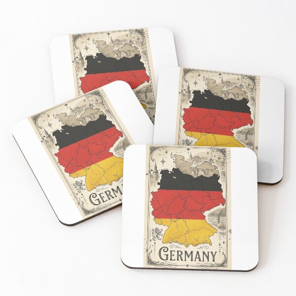 Item preview, Germany Flag Map designed and sold by erkinmaddison.