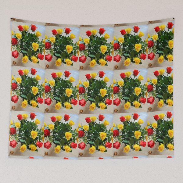 Item preview, Sun Salutation - Radiant Rose Symphony on Gold designed and sold by FridaForest.