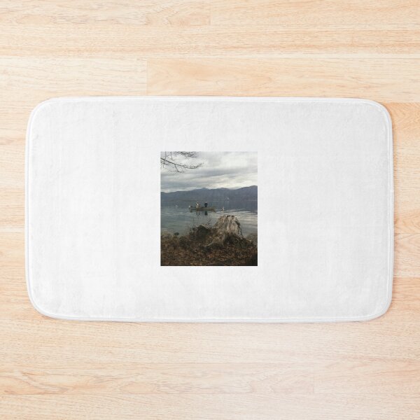 Item preview, Fishermen Swans Misty Lake Kastoria Winter designed and sold by T-C-P.