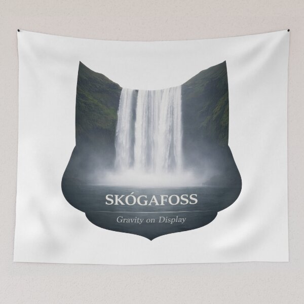 Item preview, Skogafoss Let Gravity Do The Talking designed and sold by EdvvinStudios.