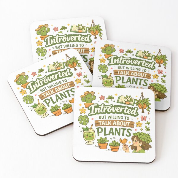 Item preview, Introverted But Willing to Talk About Plants | Cute Plant Lover Shirt | Funny Introvert Gardening Gift designed and sold by CosmicSplendor.