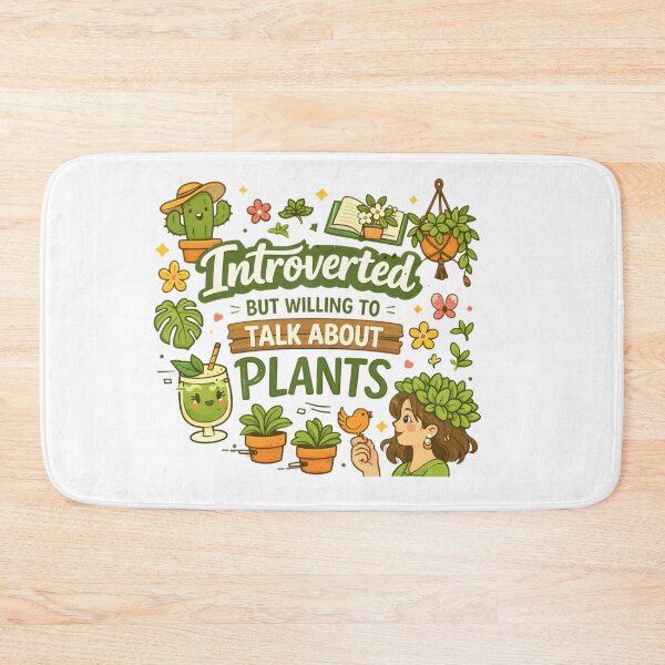 Item preview, Introverted But Willing to Talk About Plants | Cute Plant Lover Shirt | Funny Introvert Gardening Gift designed and sold by CosmicSplendor.