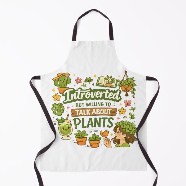 Item preview, Introverted But Willing to Talk About Plants | Cute Plant Lover Shirt | Funny Introvert Gardening Gift designed and sold by CosmicSplendor.