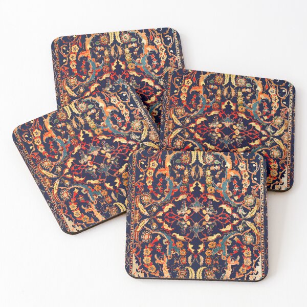 Item preview, 17th Century Isfahan Persian Carpet designed and sold by Vicky Brago-Mitchell®.