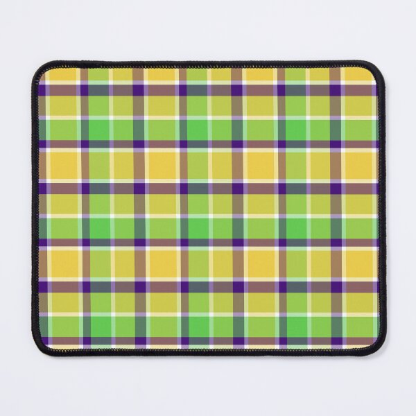 Item preview, Fresh Green Yellow Plaid Seamless Pattern designed and sold by Patternfluent.