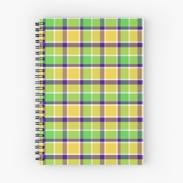 Aperçu de l'œuvre Motif à carreaux vert et jaune frais sans couture créée et vendue par Patternfluent.