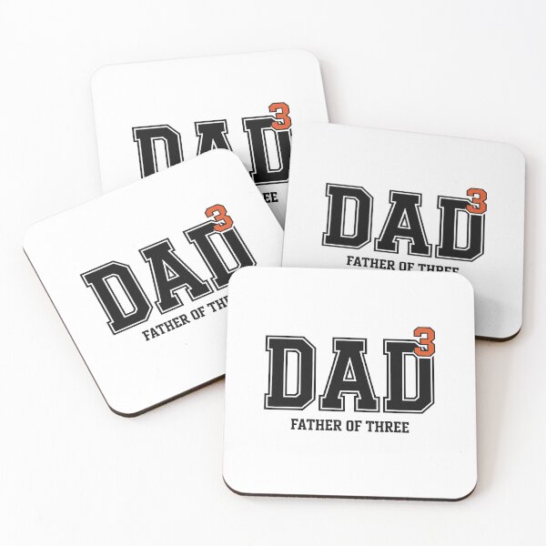 Item preview, Dad Father of Three  designed and sold by jkrphoto.