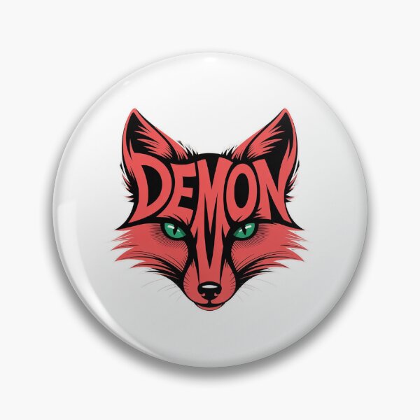 Item preview, Demon Fox Typography Art designed and sold by Anantha's Studio.