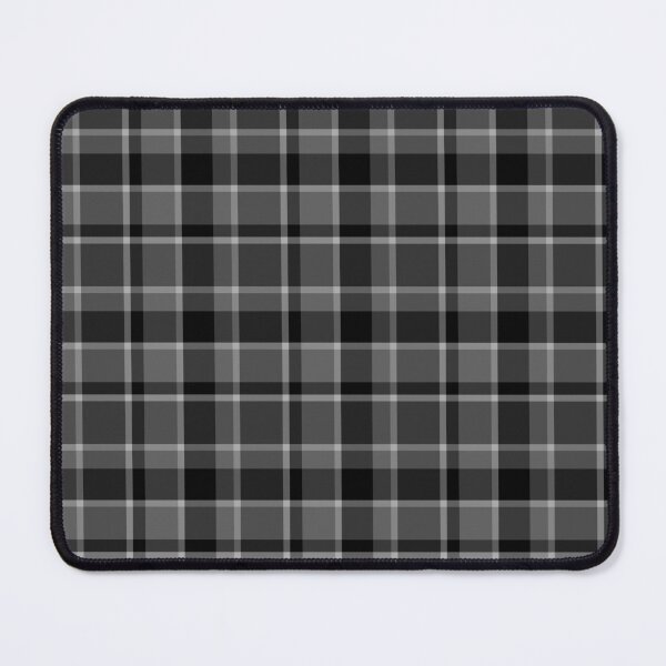 Item preview, Classic Black Grey Plaid Seamless Pattern designed and sold by Patternfluent.